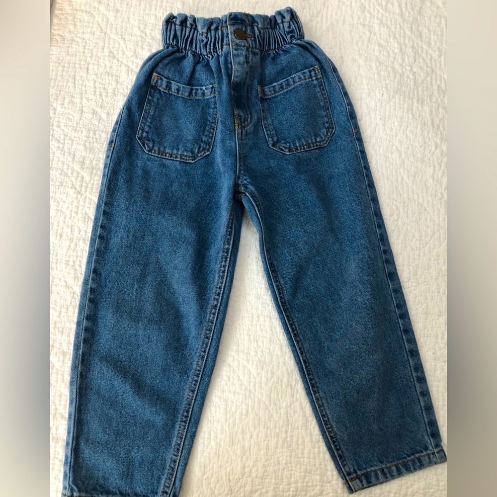 Girl’s Paperbag Cropped Pants